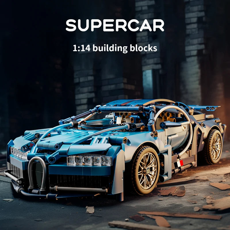 1:14 Building Block Super Car